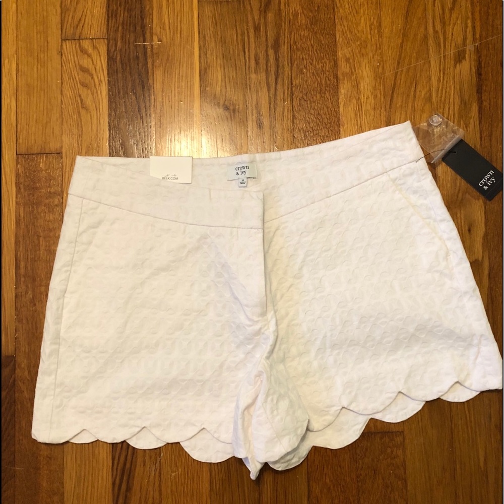 Crown & Ivy White Shorts